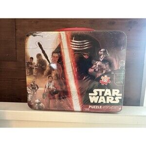 NEW Sealed Star Wars Lunch Box & 100 Piece Puzzle: The Force Awakens Disney